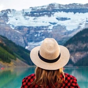 NEW! Foldable summer Straw Hat Wide Brim